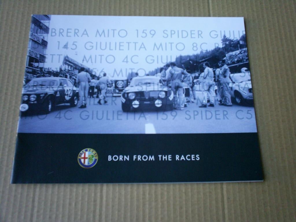 Alfa Born From The Races o.a. 8 C Spider / Mito / 159, Verzenden, Zo goed als nieuw, Alfa Romeo