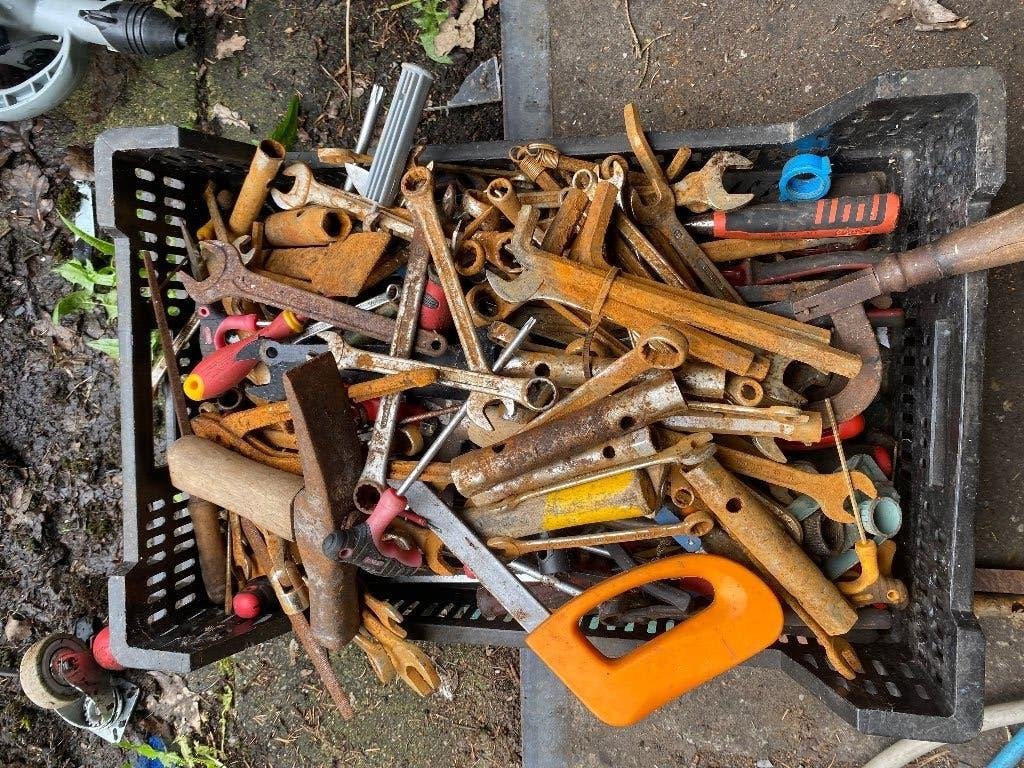 partij handgereedschap, Ophalen, Gebruikt