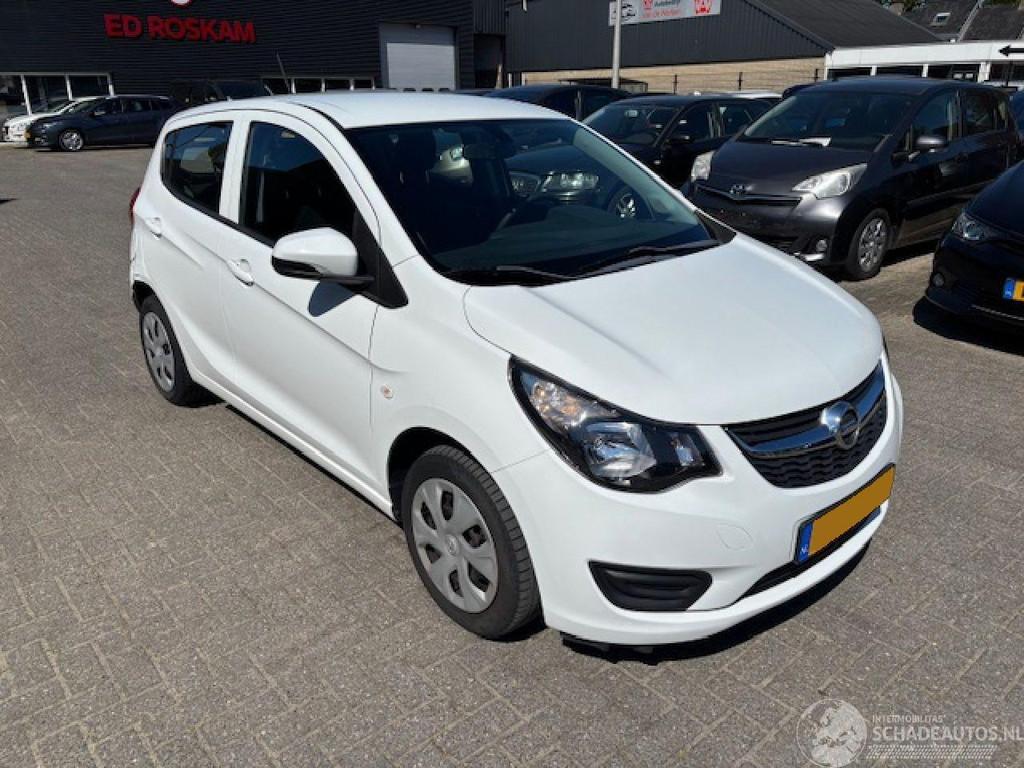 Opel KARL 1.0 5-drs flex edition airco (bj 2018), Auto diversen, Schadeauto's, Opel, Handgeschakeld, Benzine, Hatchback, Wit