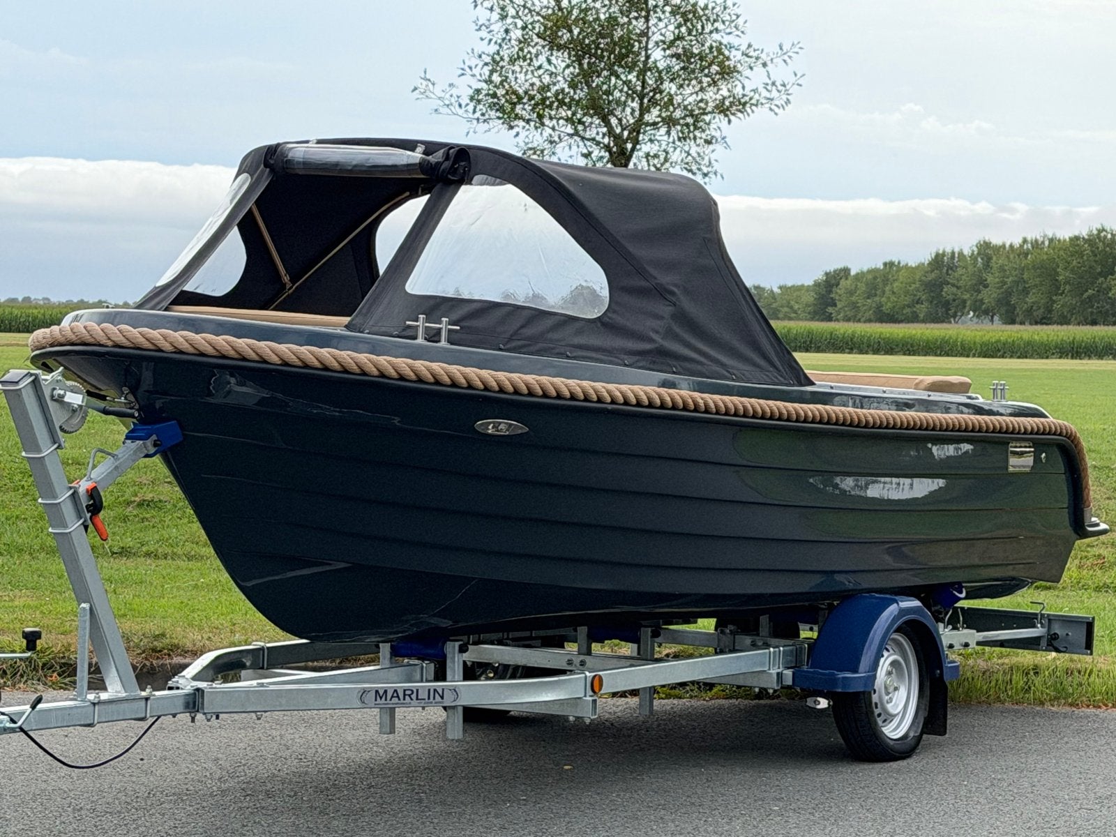 Dreamliner 590 Tender + 9.8 PK Tohatsu + Trailer, Watersport en Boten, Overige merken, Gebruikt, Buitenboordmotor, Sloep