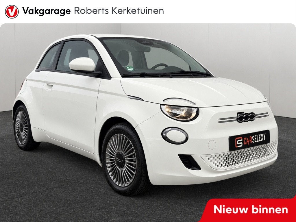 Fiat 500 Icon 42 kWh | SOH 96% | Carplay | Climate Control |, Auto's, Gebruikt, 118 pk, 4 stoelen, Wit