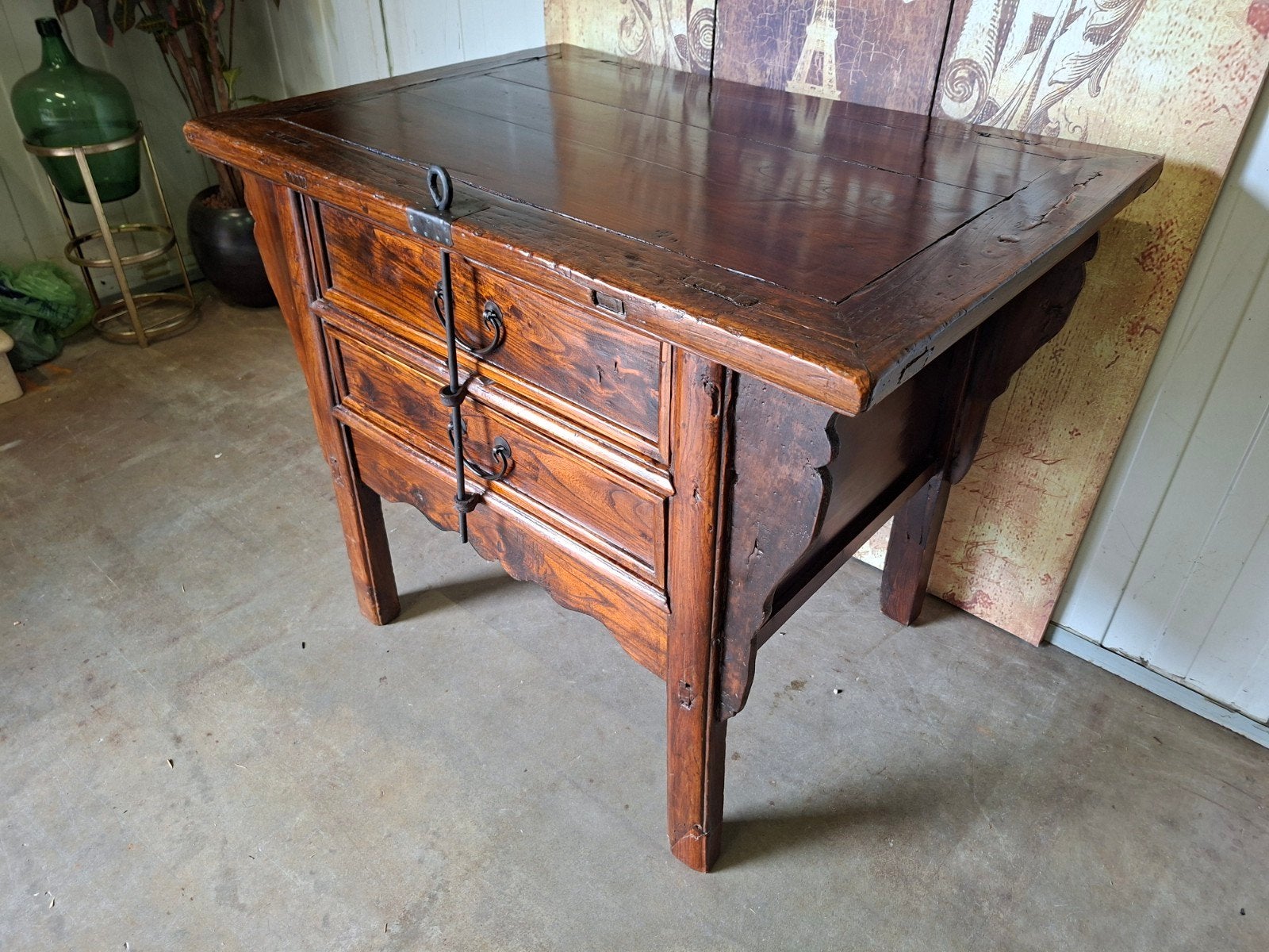 Antiek Chinees altaar bijzettafel, sidetable, wandtafel,, Ophalen of Verzenden