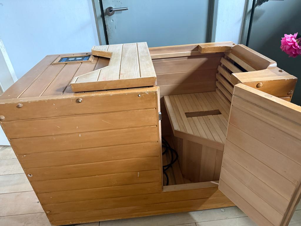 Infrarood sauna room, Sport en Fitness, Sauna, Ophalen, Zo goed als nieuw, Complete sauna