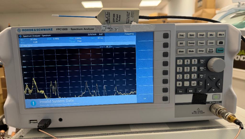 Rohde & Schwarz FPC1000 Spectrum Analyzer + E-Field Probe, Ophalen of Verzenden, Gebruikt, Overige meters