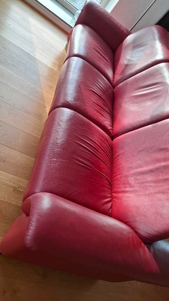 Stressless 3 zitsbank, Huis en Inrichting, Banken | Bankstellen, Zo goed als nieuw, Rechte bank, Driepersoons, 200 tot 250 cm