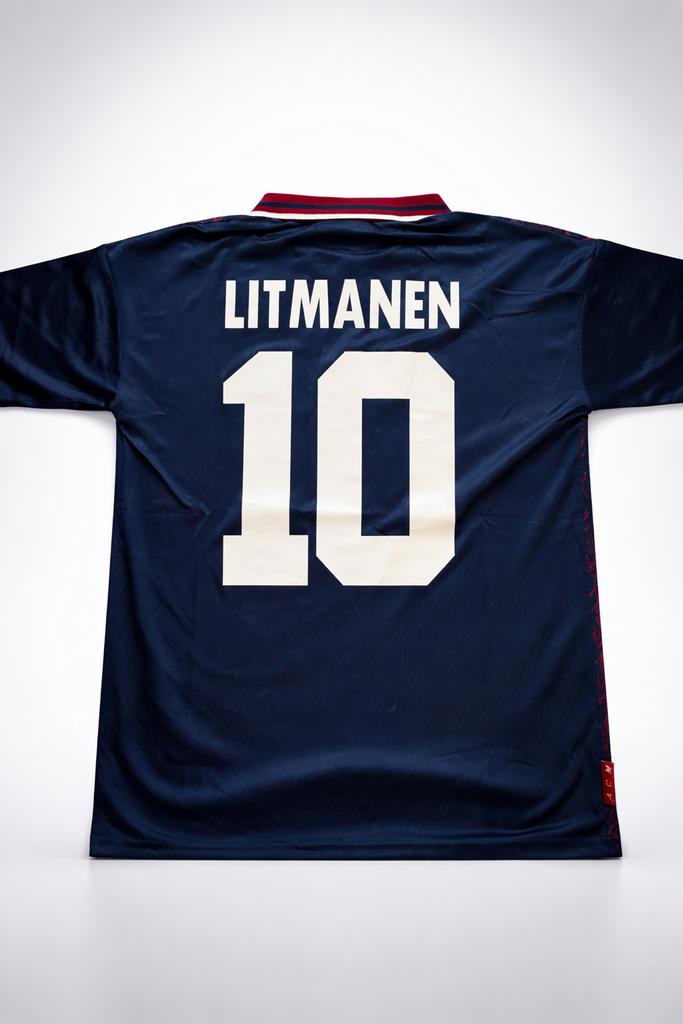 Ajax #10 Litmanen Retro Shirt 1995 — Maat S, Maat S, Ophalen of Verzenden, Zo goed als nieuw, Shirt