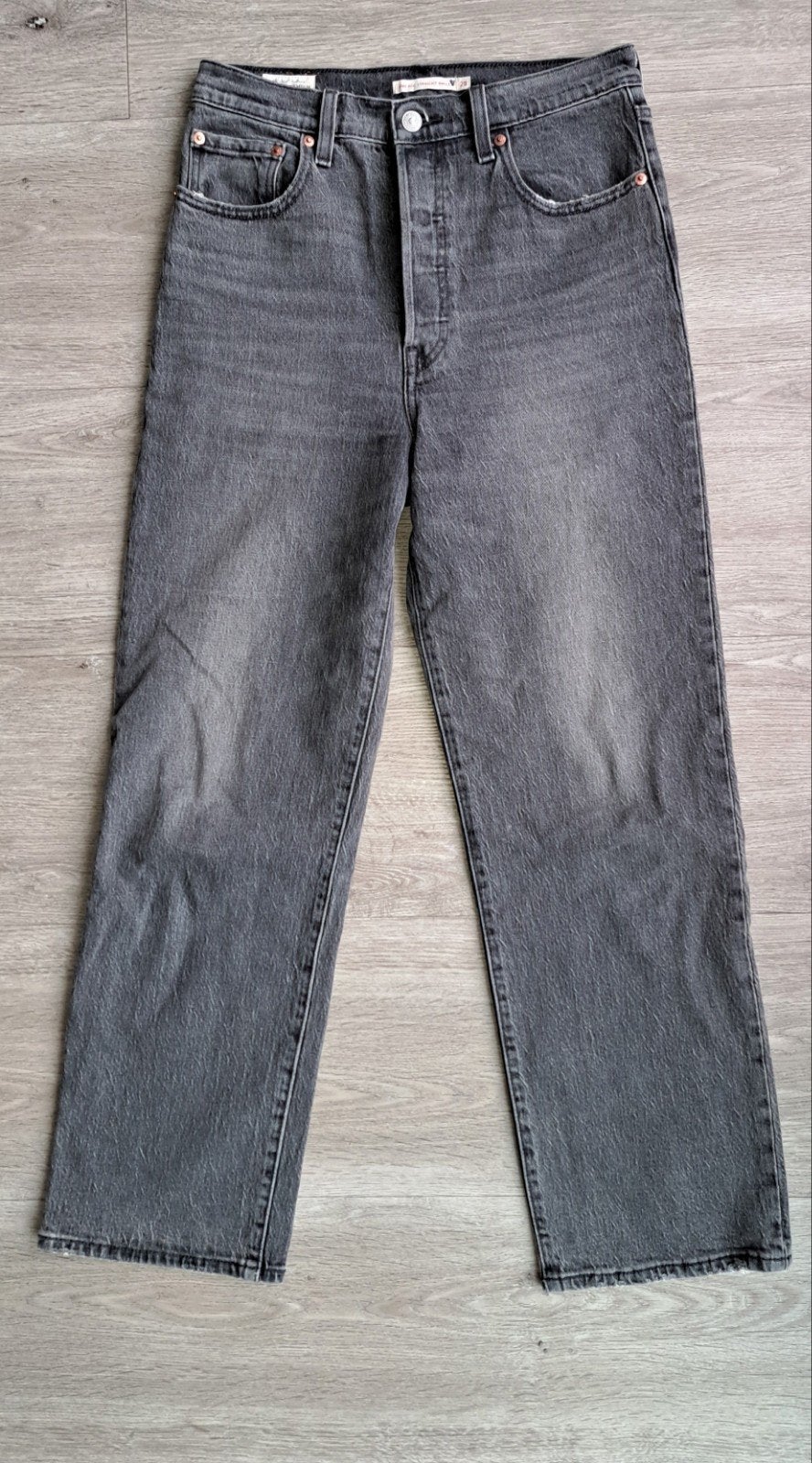 Levis ribcage straight ankle maat 28-30, Kleding | Dames, Spijkerbroeken en Jeans, Blauw, Ophalen of Verzenden, Zo goed als nieuw