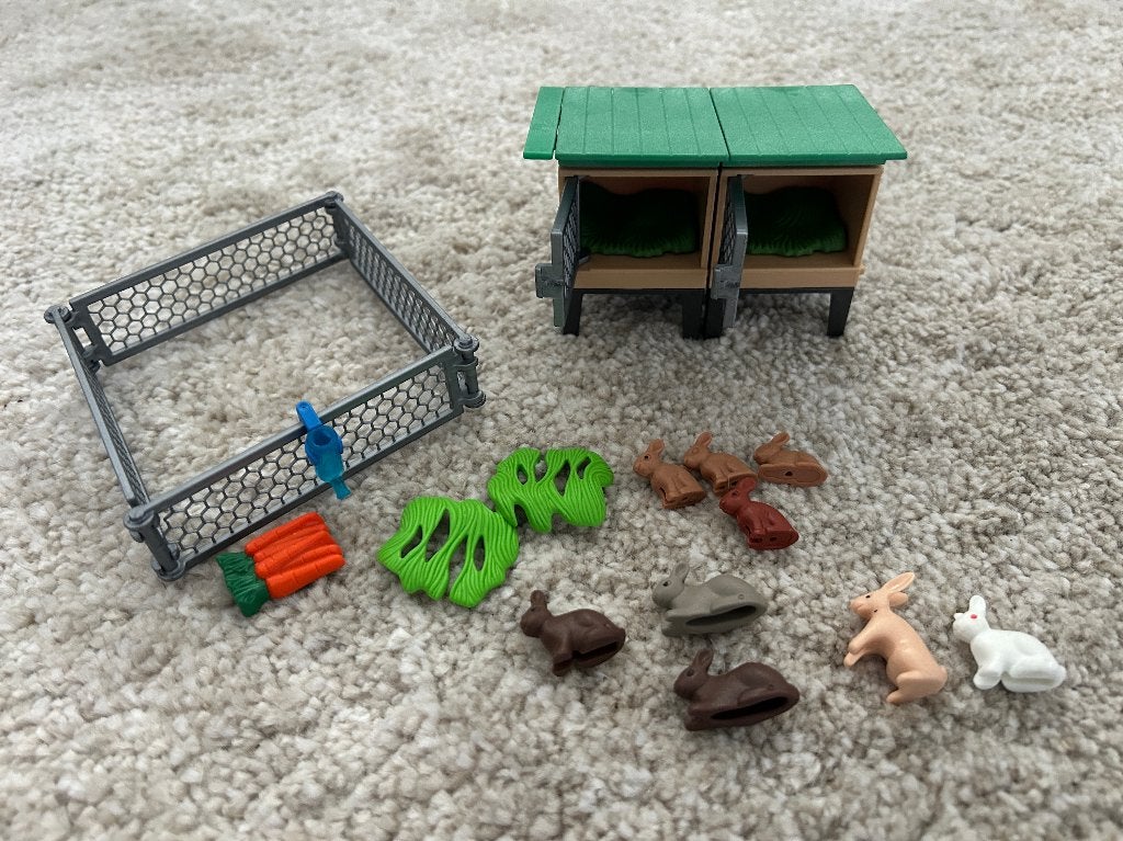 Playmobil Country konijnenstal 6140, Gebruikt, Overige typen, Country, Complete set