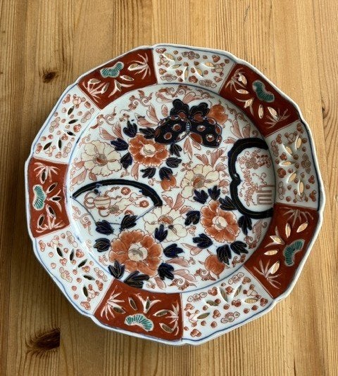Imari Porseleinen Bord Ø 27, Ophalen of Verzenden