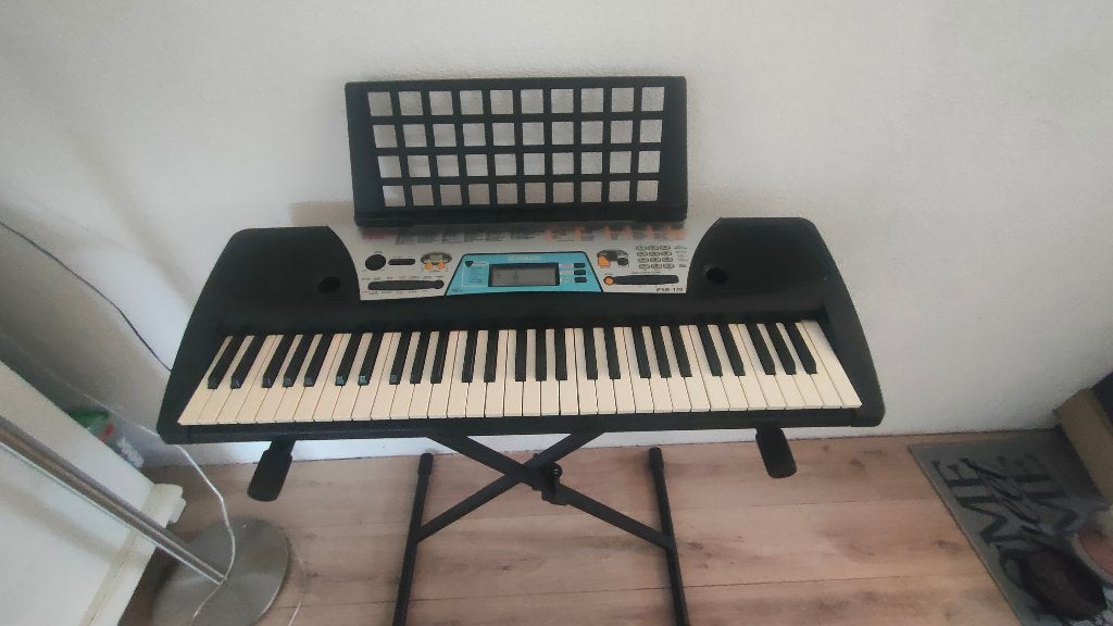 Yamaha PSR 170 Keyboard met accessoires, Ophalen, 61 toetsen, Yamaha, Aanslaggevoelig