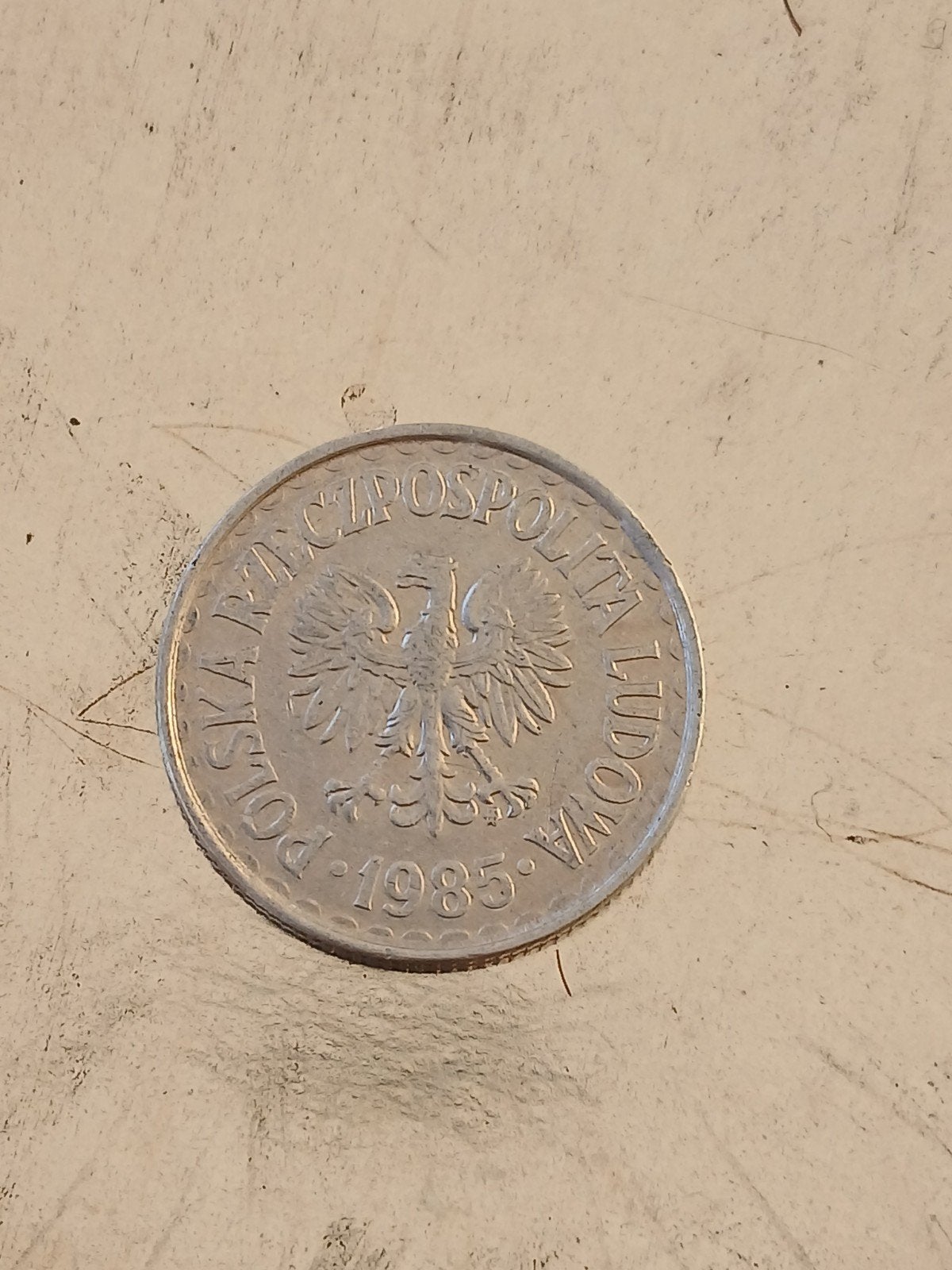 Poolse 1 Zloty munt 1985, Ophalen of Verzenden, Polen, Losse munt