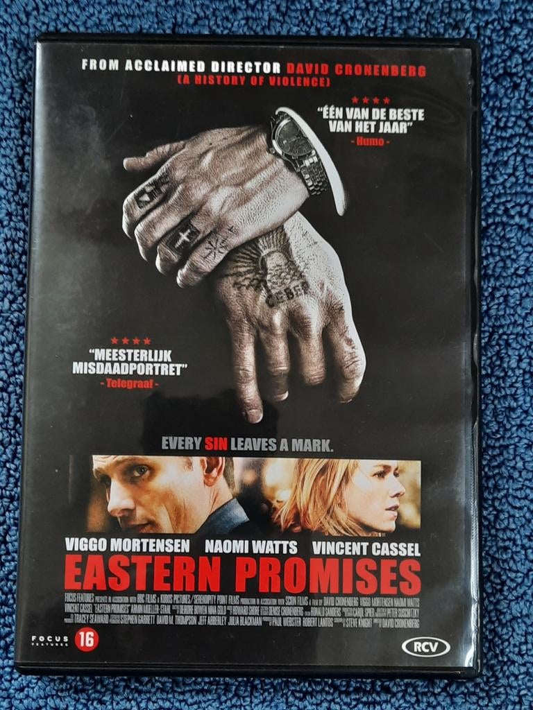 Eastern Promises DVD - Misdaadthriller met Viggo Mortensen, Vanaf 16 jaar, Ophalen of Verzenden, Gebruikt, Maffia en Misdaad