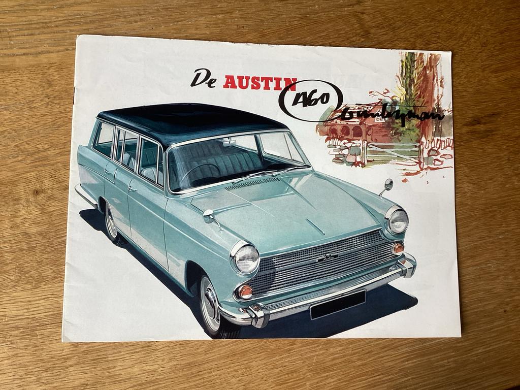 Originele Austin A60 Countryman brochure uit de jaren '60, Ophalen of Verzenden, Zo goed als nieuw, Overige merken