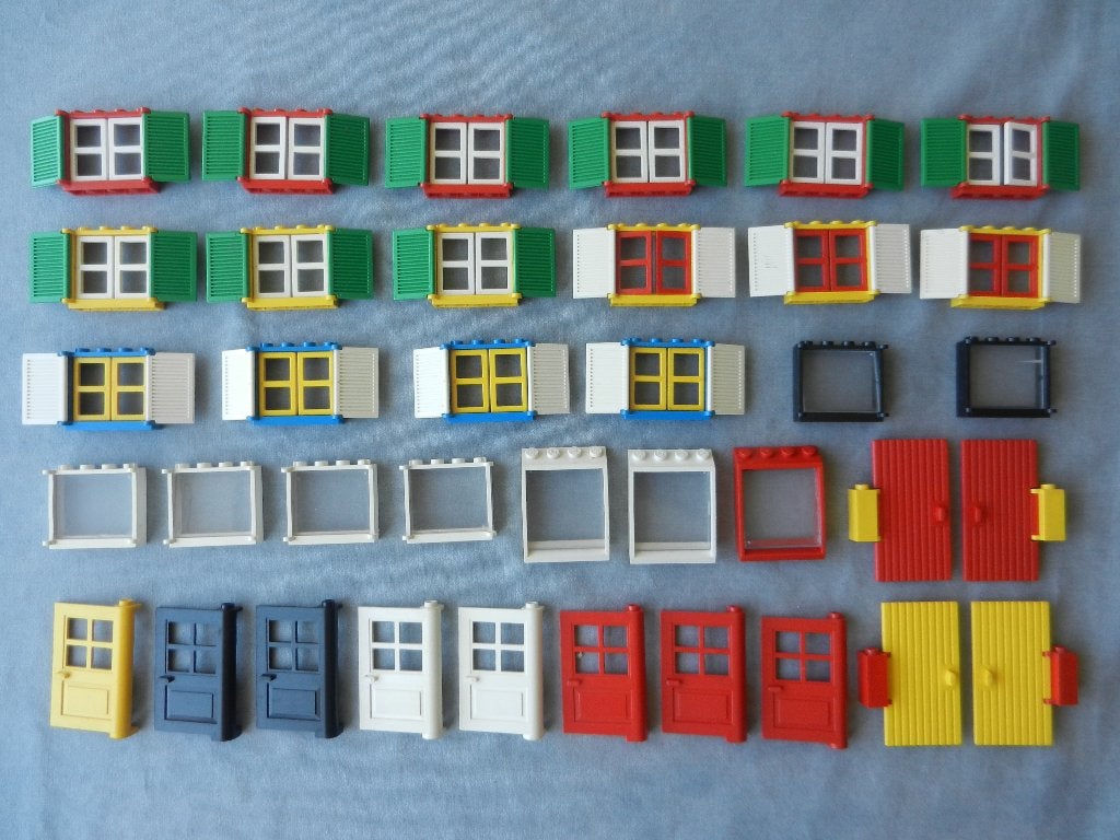 Lego deuren, ramen en luiken, Ophalen of Verzenden, Gebruikt