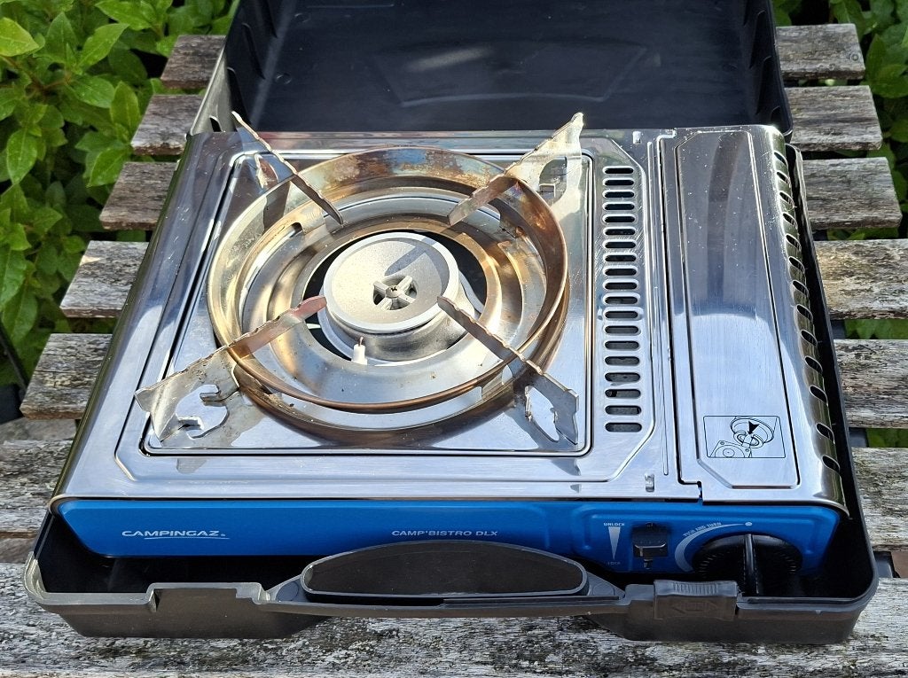Campingaz kookplaat Camp'bisto DLX, Caravans en Kamperen, Kampeeraccessoires, Ophalen, Gebruikt