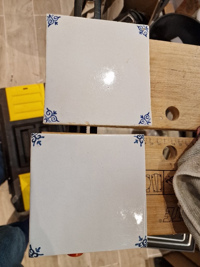Delfts blauwe tegels met klassiek hoekornament, Ophalen of Verzenden