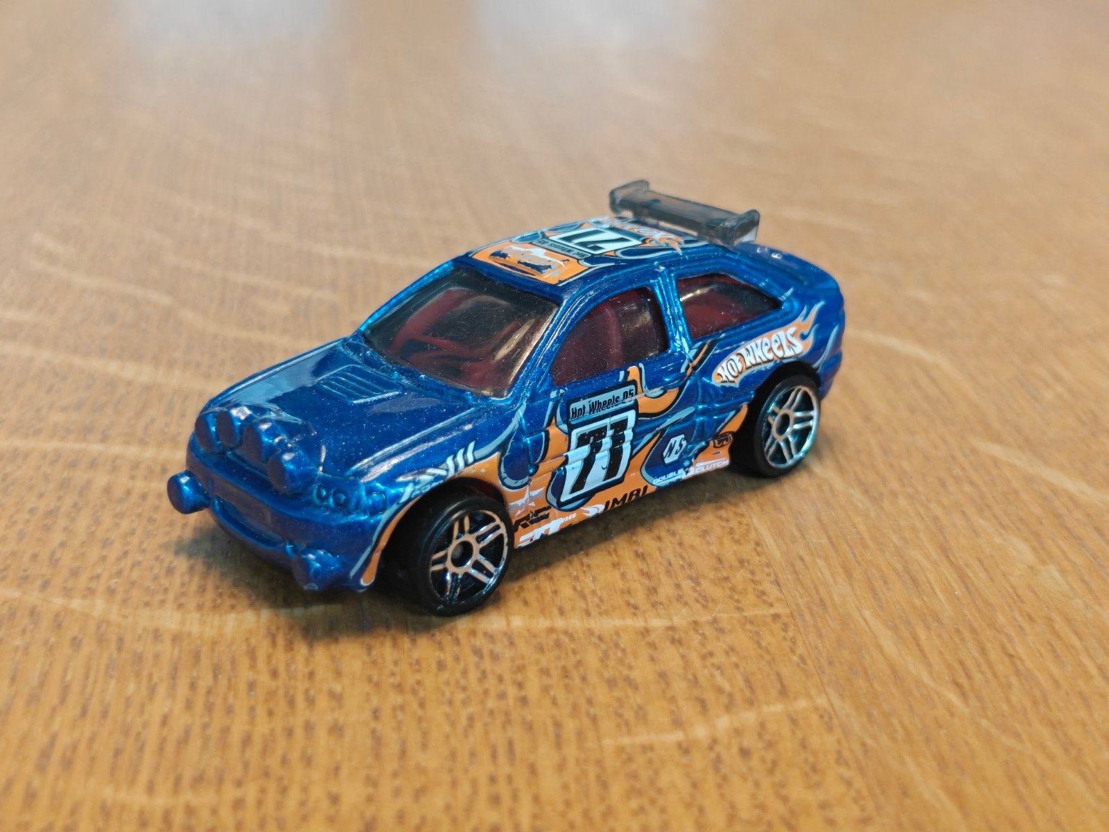 Hot Wheels Ford Escort Rallye BLAUW, Ophalen of Verzenden, Zo goed als nieuw, Auto