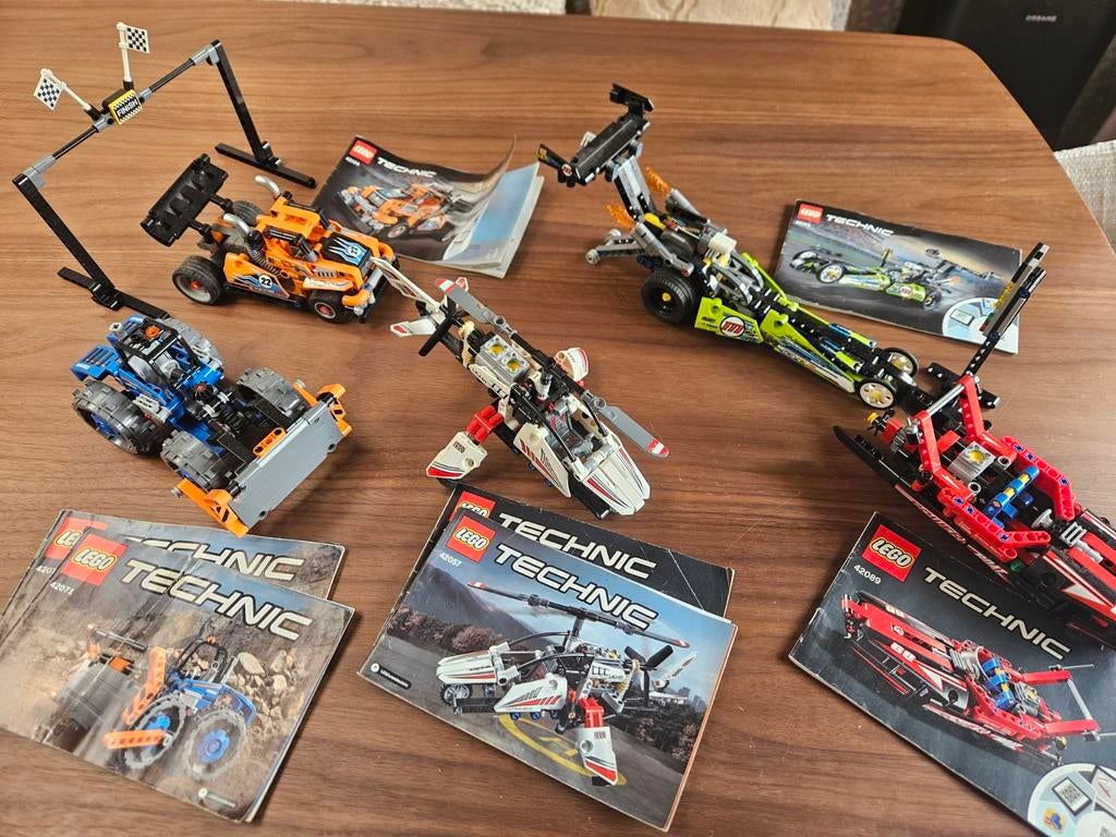 Lego Technic sets met instructies, Gebruikt, Lego, Ophalen of Verzenden, Technic
