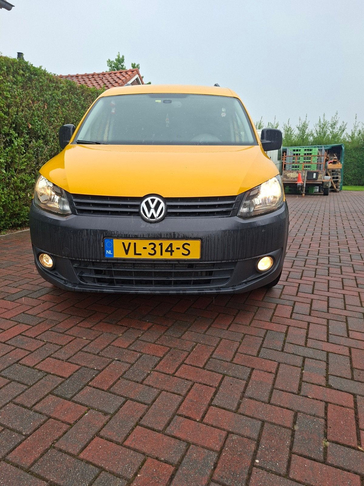 Volkswagen Caddy 1.6 D 75KW 2015, Stof, Zwart, Volkswagen, Diesel