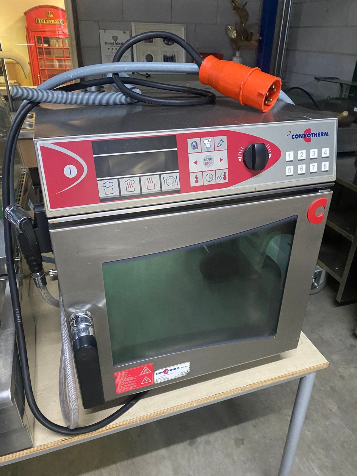 Steamer convotherm mini OES 6.06 combioven 6x2/3 GN, Ophalen, Minder dan 45 cm, Combi-oven, Vrijstaand
