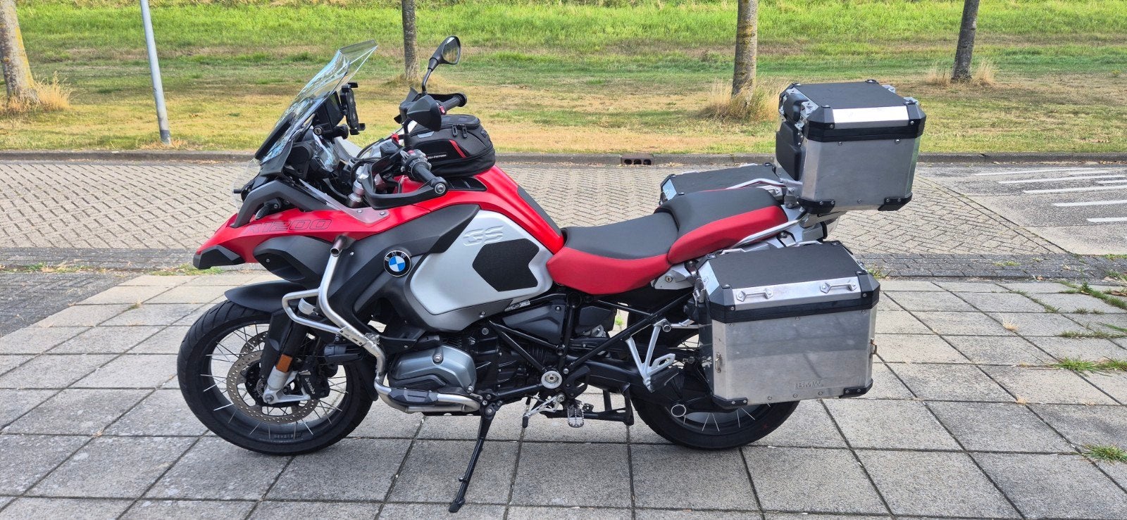 BMW R 1200 GS Adventure 2017- Topstaat,, Motoren, Motoren | BMW, 2 cilinders, LED Verlichting, Motorrijbewijs A, Gebruikt