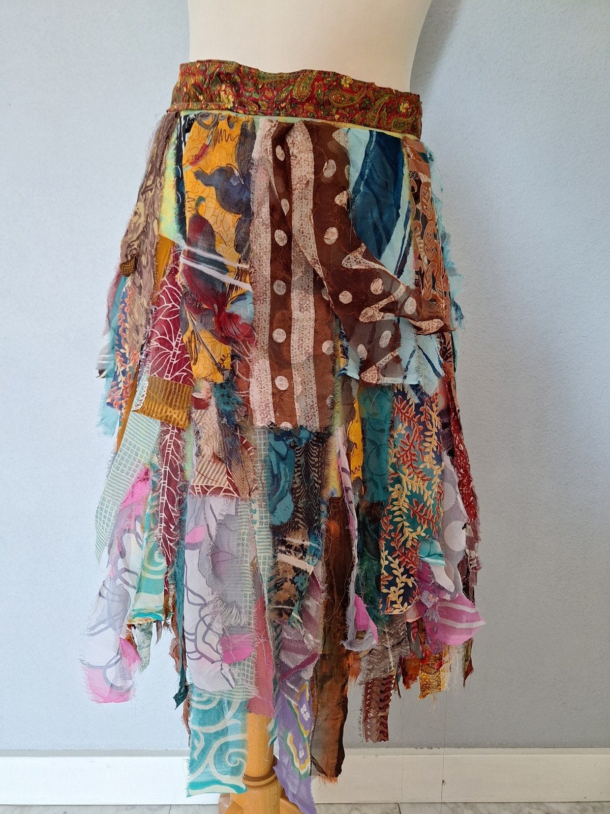 Maat 44 Feest Festival Rok Vrolijke Hippie Rok, Kleding | Dames, Rokken, Overige kleuren, Maat 46/48 (XL) of groter, Ophalen of Verzenden