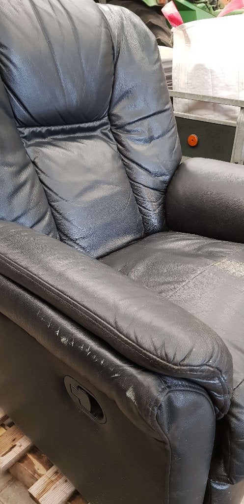 Fauteuil voor hobby ruimte of mancave te koop, Ophalen, Gebruikt, 50 tot 75 cm, Leer