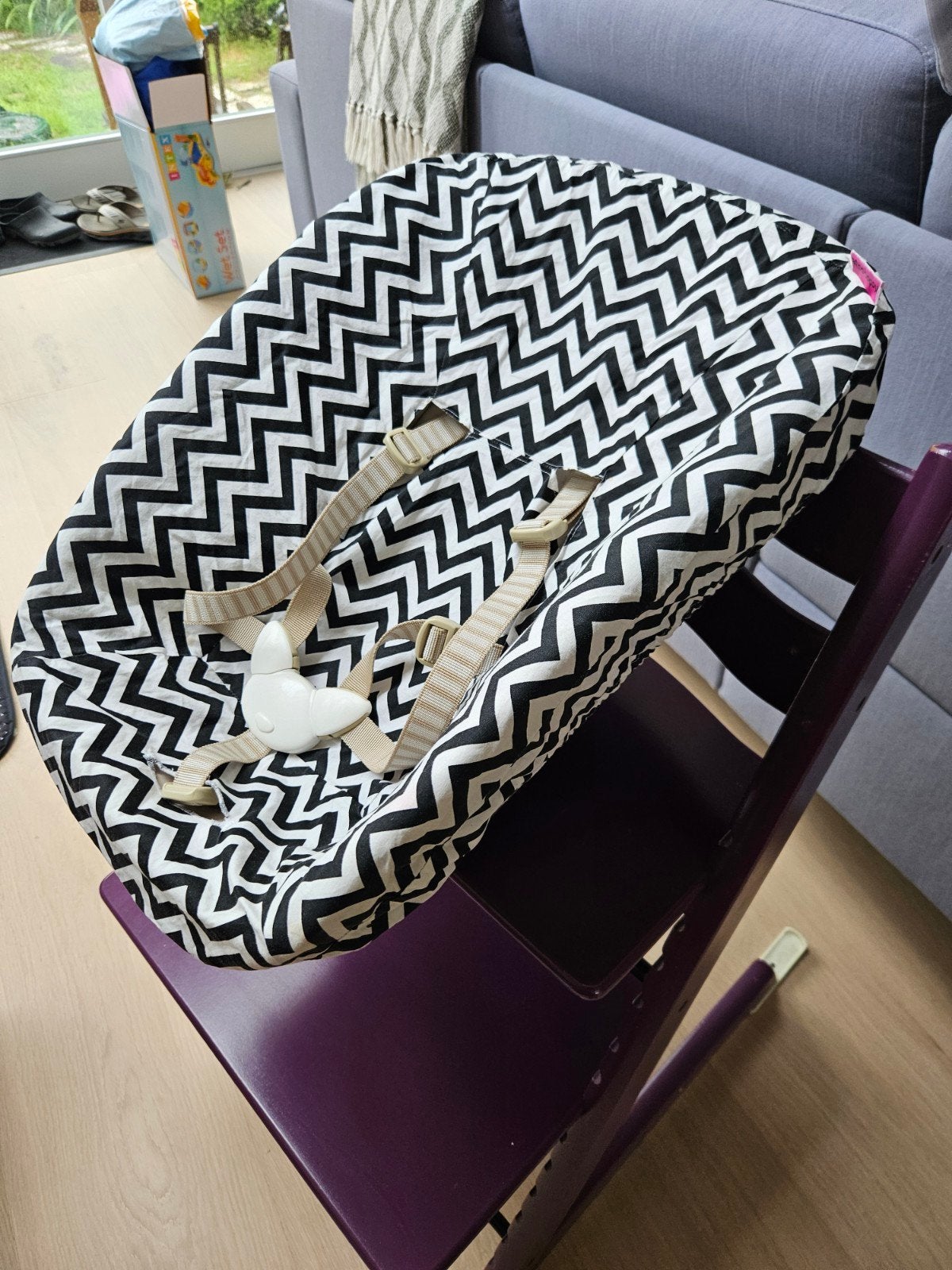 Stokke Newborn Kuipje met Speelboog en 2 Hoezen, Ophalen, Gebruikt, Overige typen, Gordel(s)