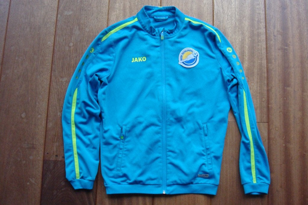 Jako jas / vest trainingsvest mt 152 NIEUWSTAAT€4,95, Ophalen of Verzenden, Zo goed als nieuw, Jas, Jako