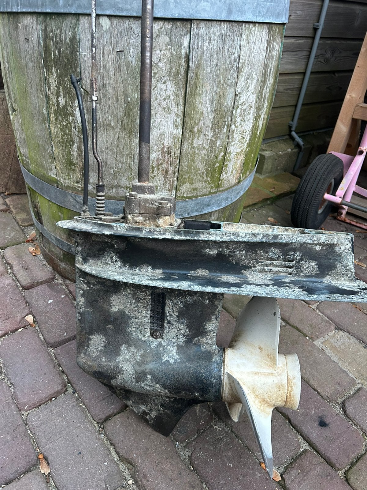 Staartstuk  Yamaha 40pk 2takt autolube, Ophalen of Verzenden, Zo goed als nieuw, Motor en Techniek