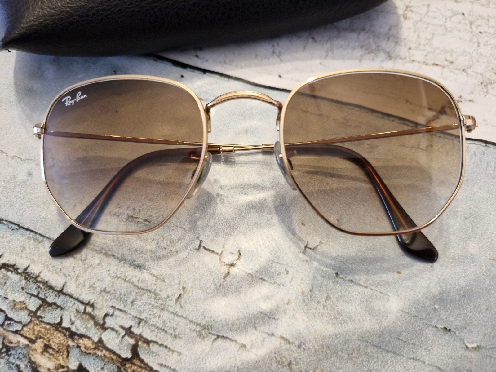 Ray-ban zonnebril, Ophalen, Zo goed als nieuw, Bruin, Ray-Ban