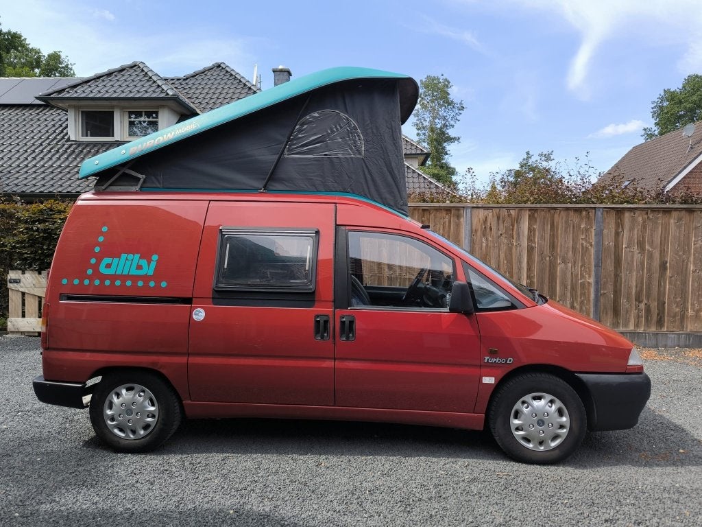 Unieke Peugeot Expert Burow Mobil camperbus camper, Auto's, Peugeot, Euro 2, Achterwielaandrijving, Overige modellen, 4 stoelen