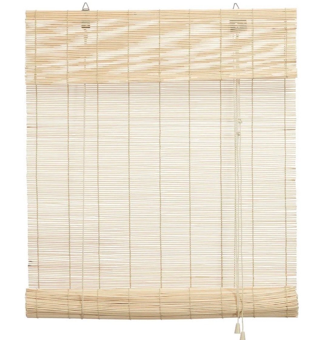 2 Bamboe Rolgordijnen 90x160 cm, Beige, Ophalen of Verzenden, Rolgordijn, Bamboe
