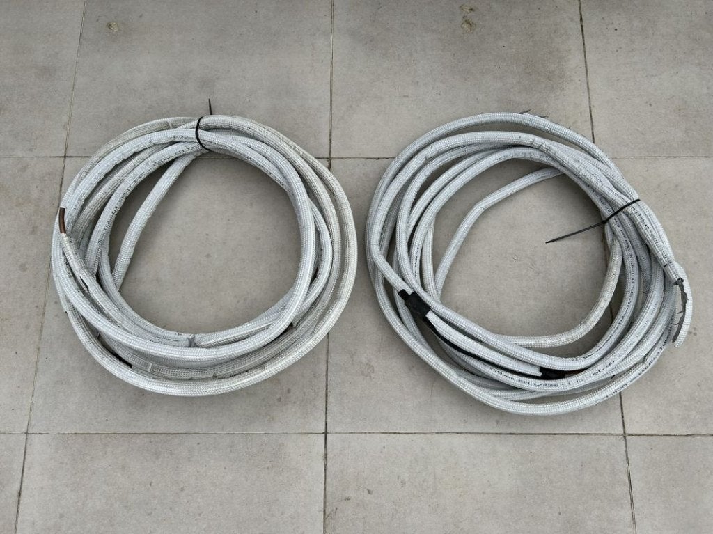 Airco Koelleiding 1/4" + 3/8" - 2x 12,5 meter, Overige materialen, Gebruikt, Minder dan 20 mm, 6 meter of meer