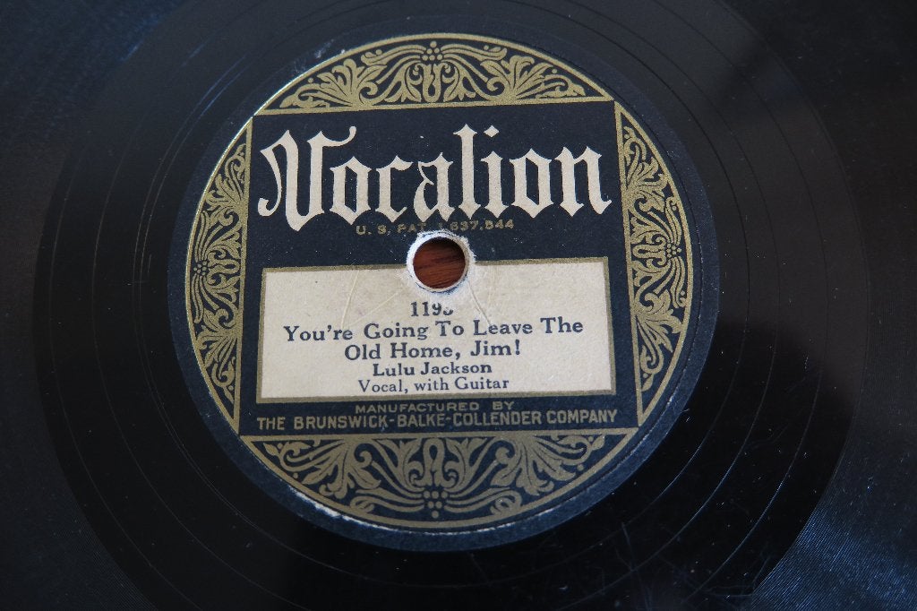 Lulu Jackson You're Going To Leave The Old Home, Jim! 78rpm, Gebruikt, 10 inch, Ophalen of Verzenden, Blues