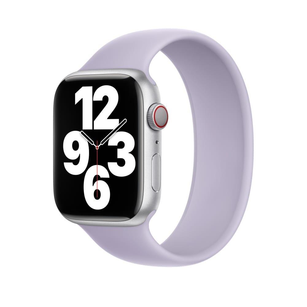 Apple Watch Silicone Solo Loop Purple Fog Size 4, Bandje, Apple, Nieuw, Apple