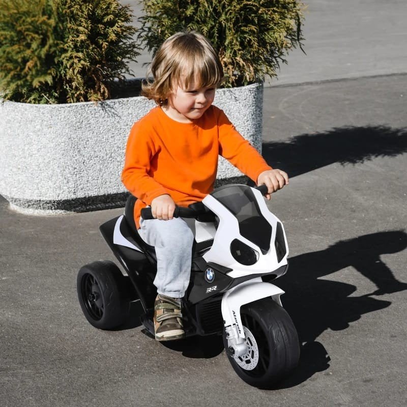 Elektrische Kindermotor BMW S1000RR - Zwart/Wit, Ophalen of Verzenden, Nieuw, Overige typen