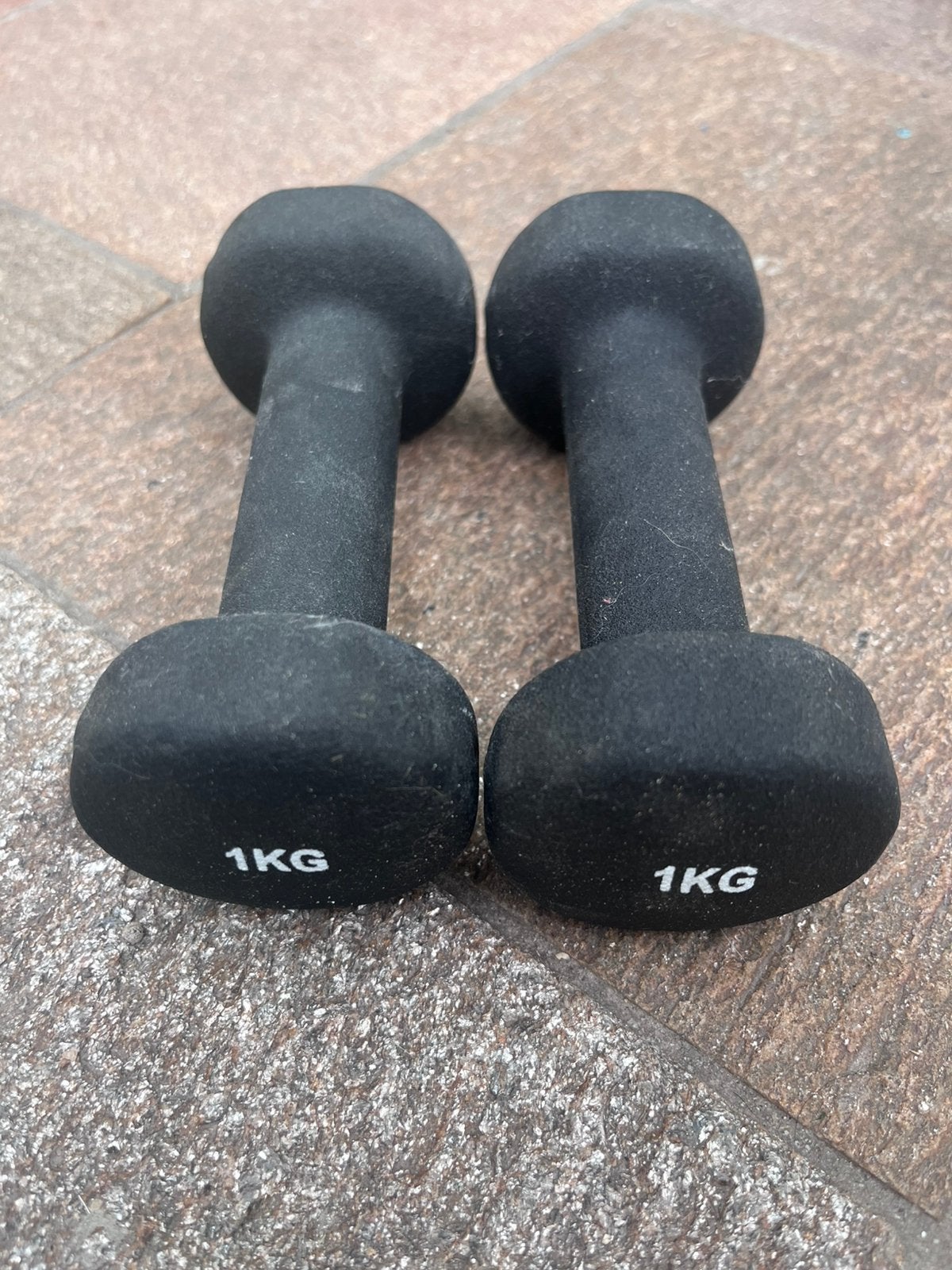 Dumbells 1 kg, Ophalen, Zo goed als nieuw, Halterset