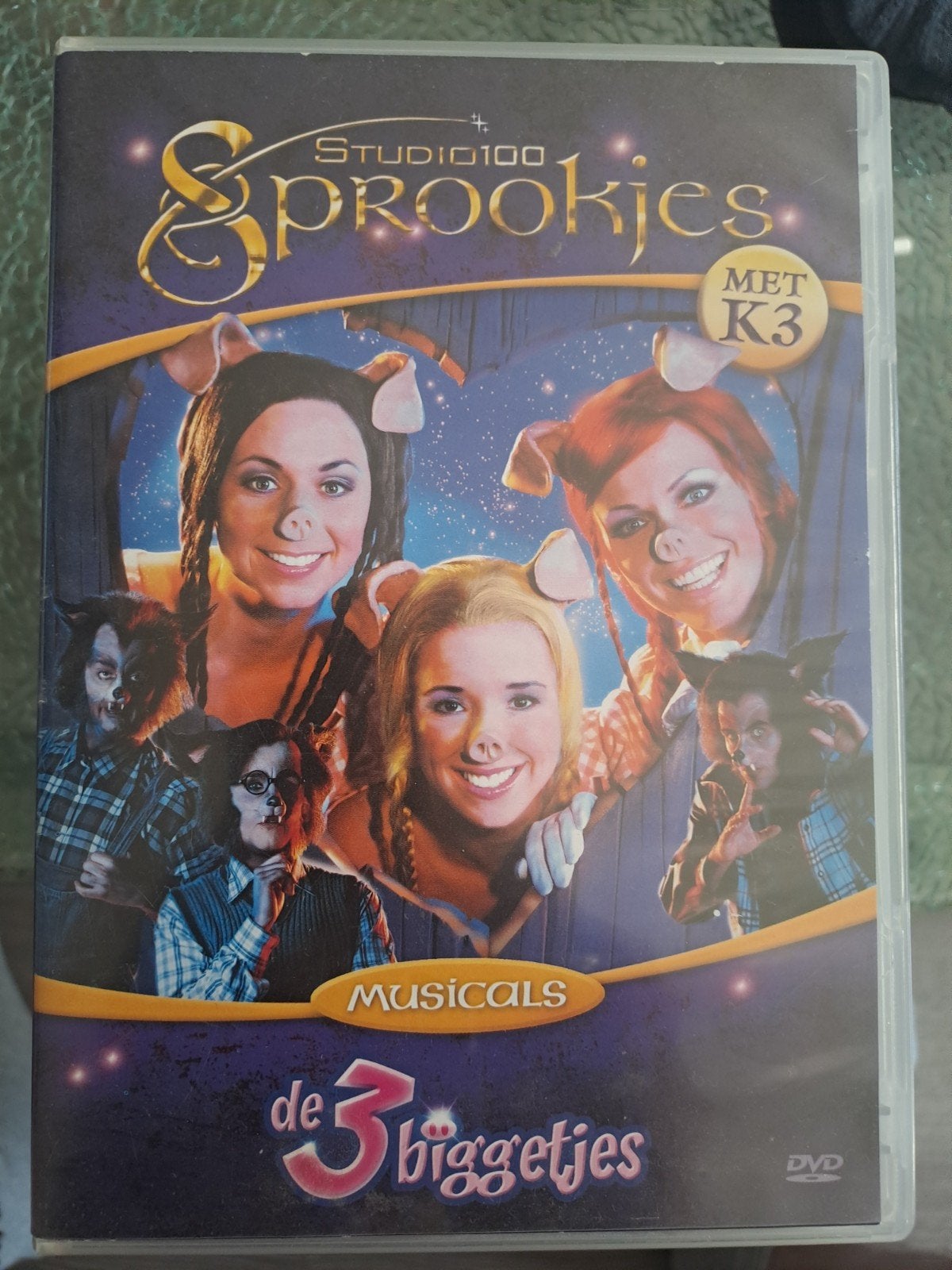 K3 - 3 biggetjes (dvd), Alle leeftijden, Verzenden, Zo goed als nieuw