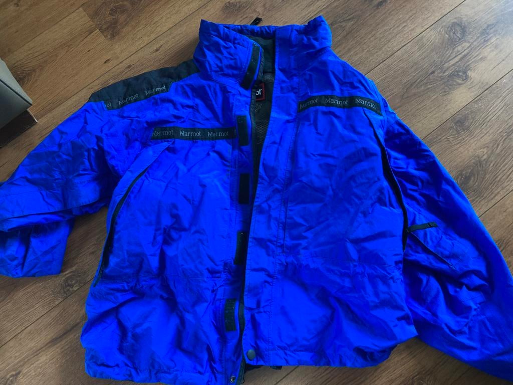 Marmot Gore-Tex Jas Heren - Maat L - Blauw, Heren, Ophalen of Verzenden, Zo goed als nieuw, L