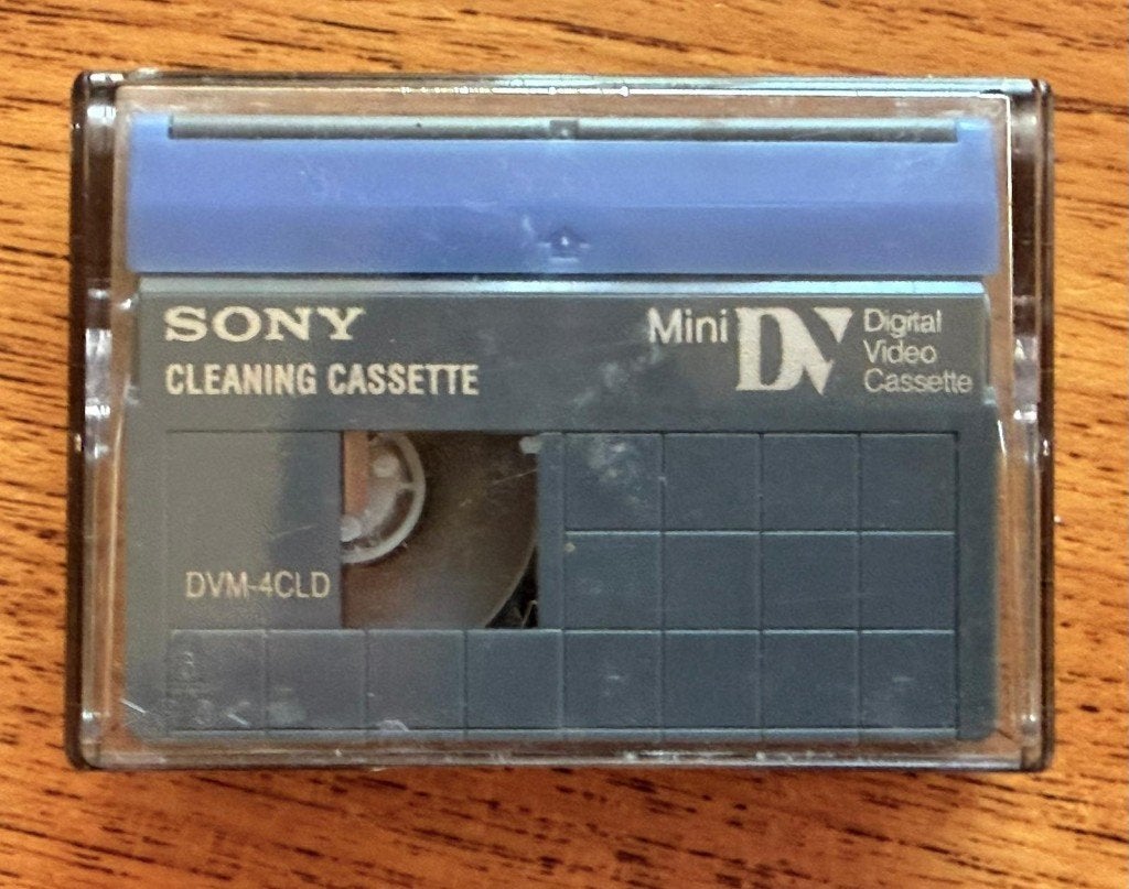 Originele Sony Mini DV Head Cleaning Cassette DVM4CLD, Mini dv, 20x of meer, Ophalen of Verzenden, Sony