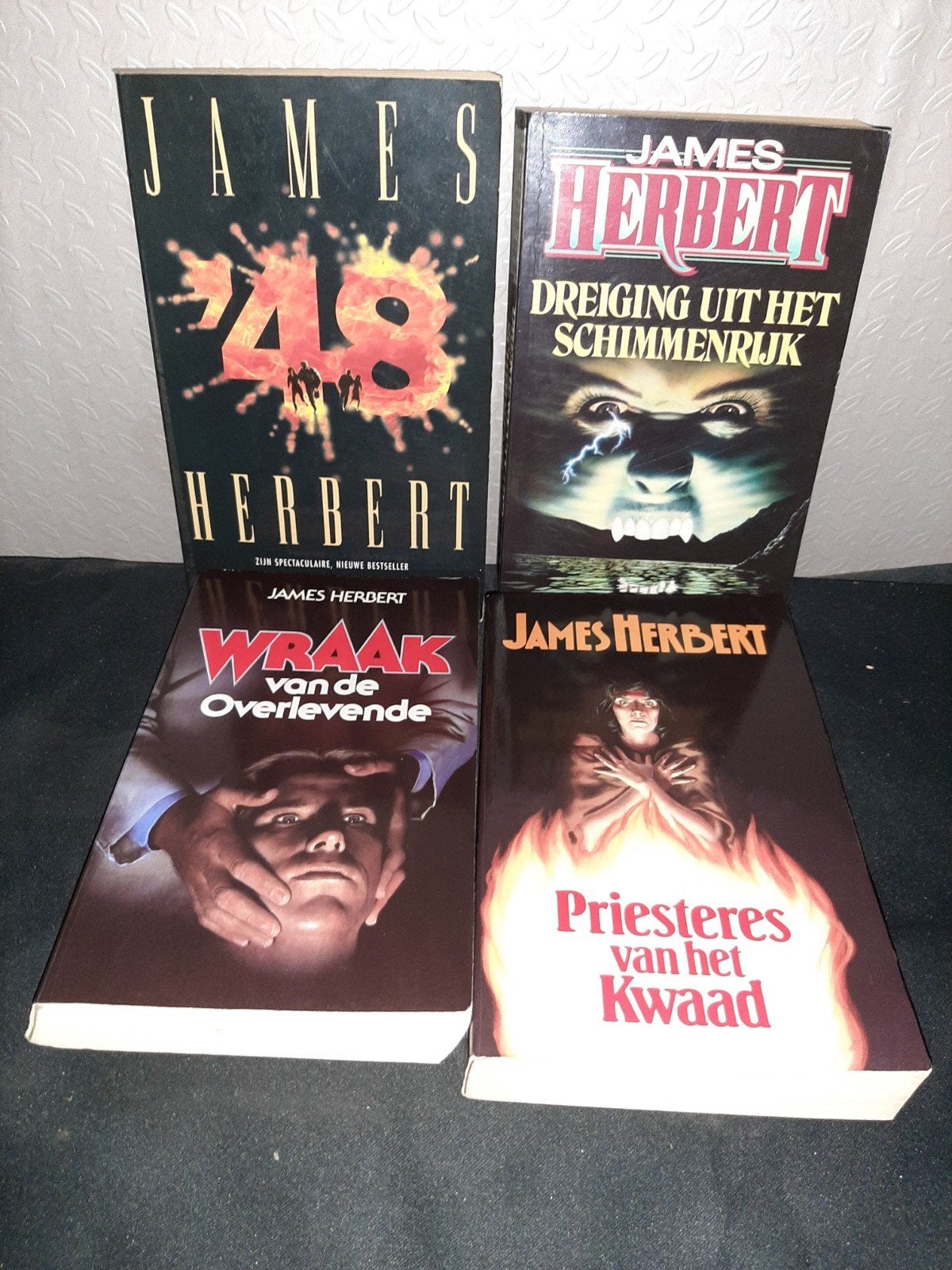James Herbert Boekenpakket: 4 Horror Thrillers, Boeken, Ophalen of Verzenden, Gelezen, James Herbert, Europa overig