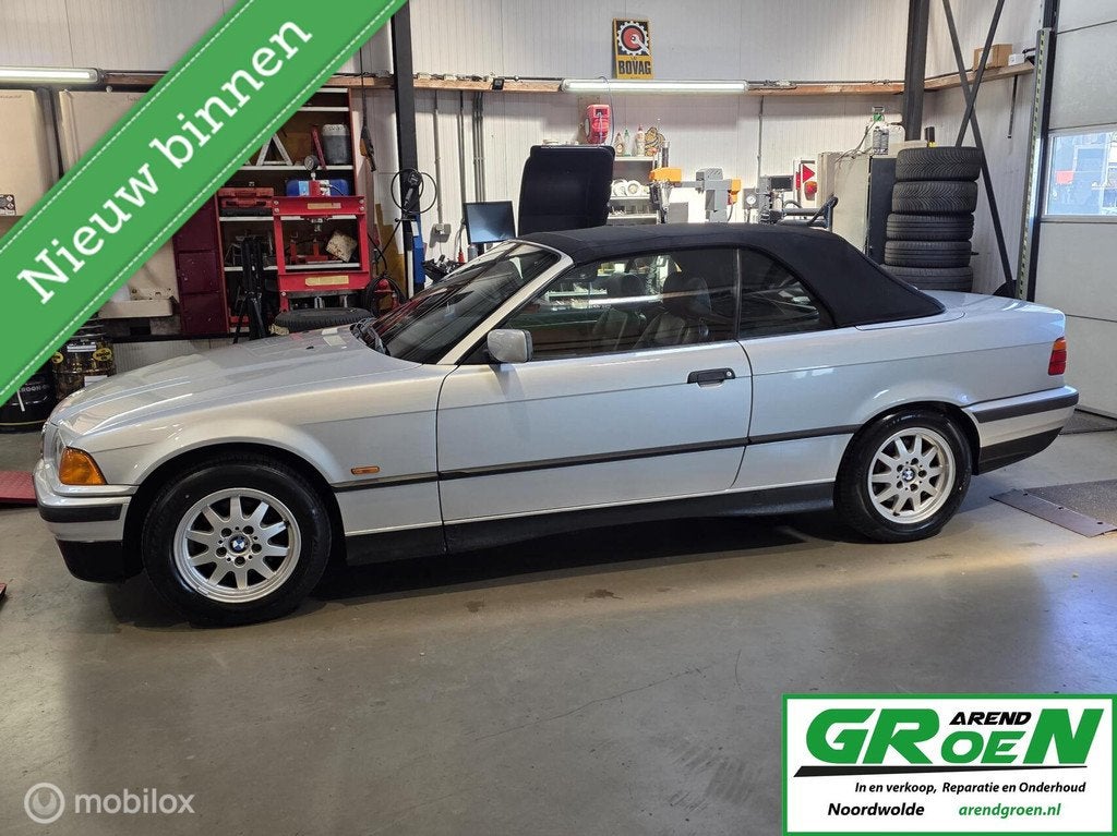 BMW 3-serie Cabrio 318i ExecutiveComfort cruise clima airco, Auto's, Euro 2, 1345 kg, Achterwielaandrijving, Gebruikt
