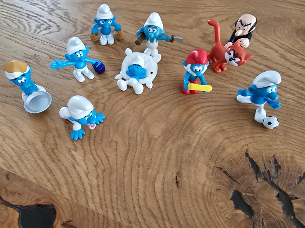 Smurfen 10 stuks, Verzamelen, Smurfen, Ophalen of Verzenden, Zo goed als nieuw, Verschillende Smurfen
