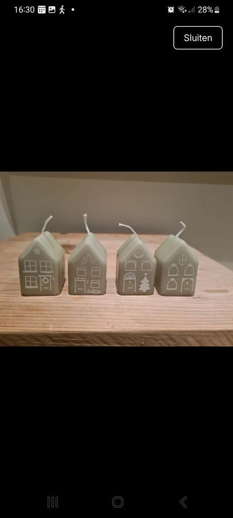 Mini kaarsjes, Huis en Inrichting, Woonaccessoires | Kandelaars en Kaarsen, Ophalen of Verzenden, Zo goed als nieuw, Overige materialen