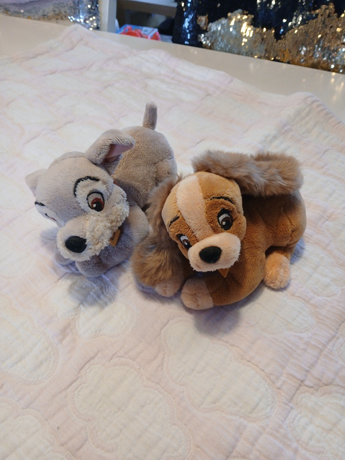 Lady en Vagebond knuffels (hand) van C&A, Disney, Zo goed als nieuw, Klein (minder dan 20 cm), Hond