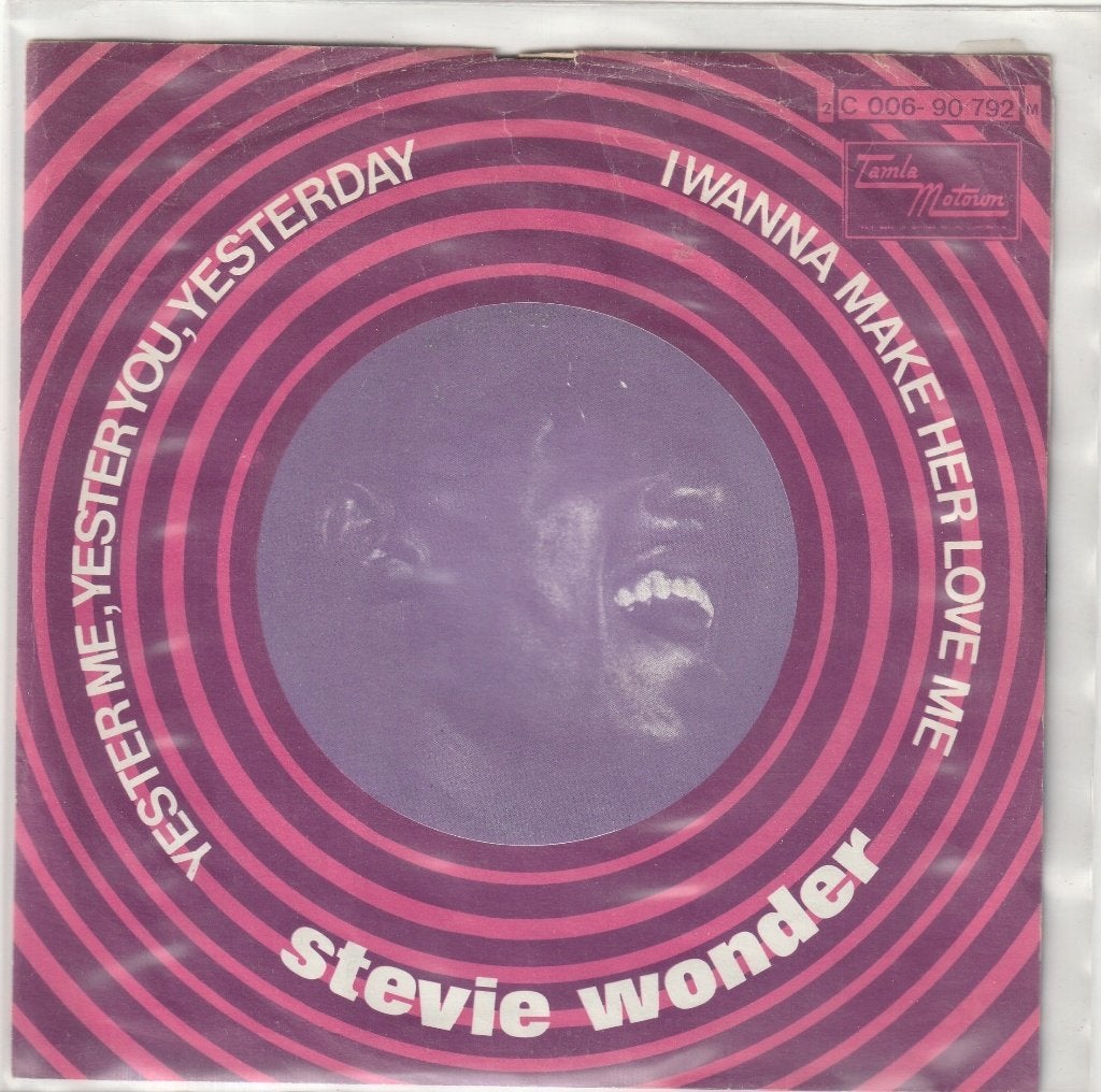 Stevie Wonder-Yester-Me,Yester-You,Yester-Day -Tamla Motown, Ophalen, Gebruikt, R&B en Soul