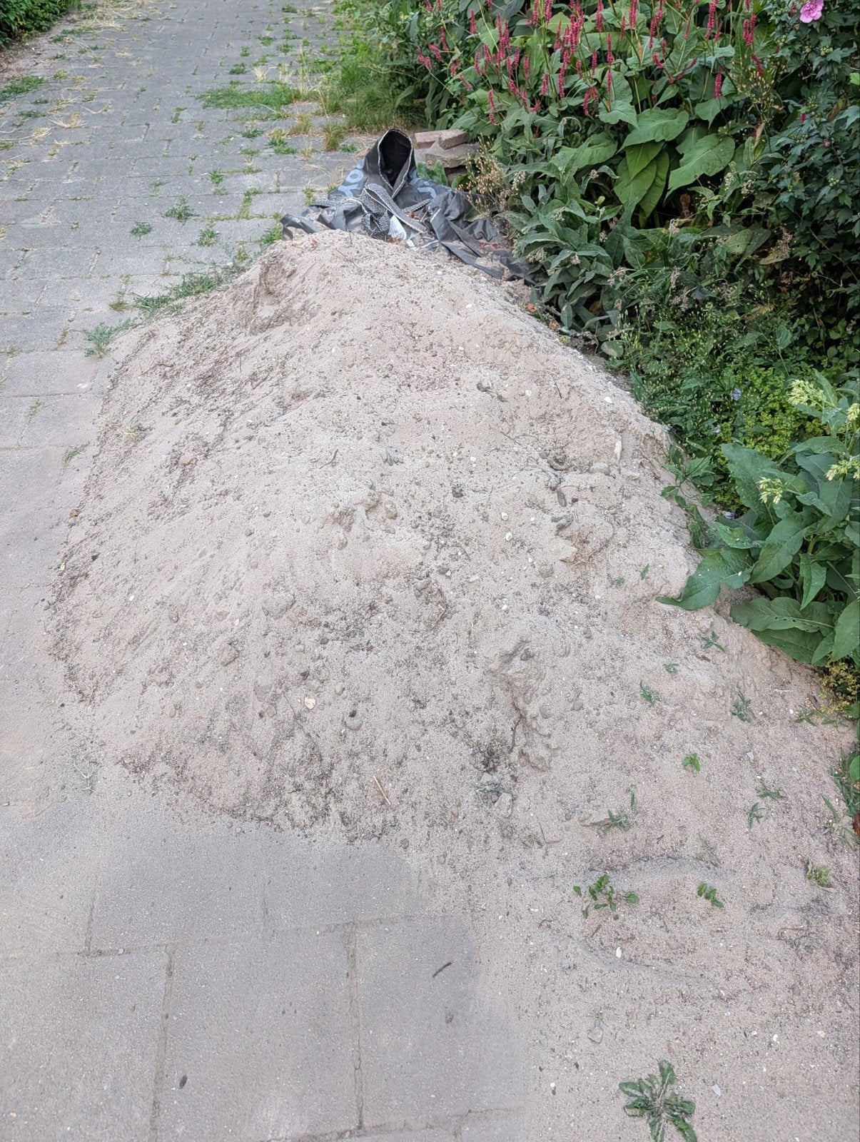 Gratis ophoogzand af te halen, Tuin en Terras, Ophalen of Verzenden, Gebruikt, Ophoogzand