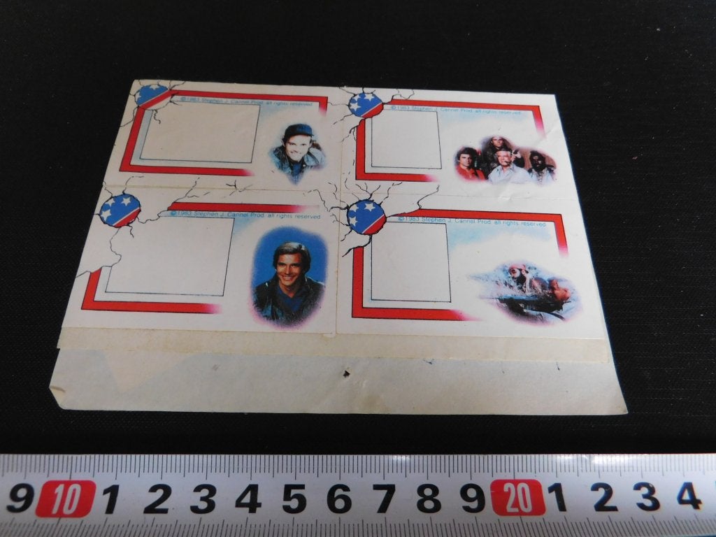 sticker set The A Team, Ophalen of Verzenden, Zo goed als nieuw