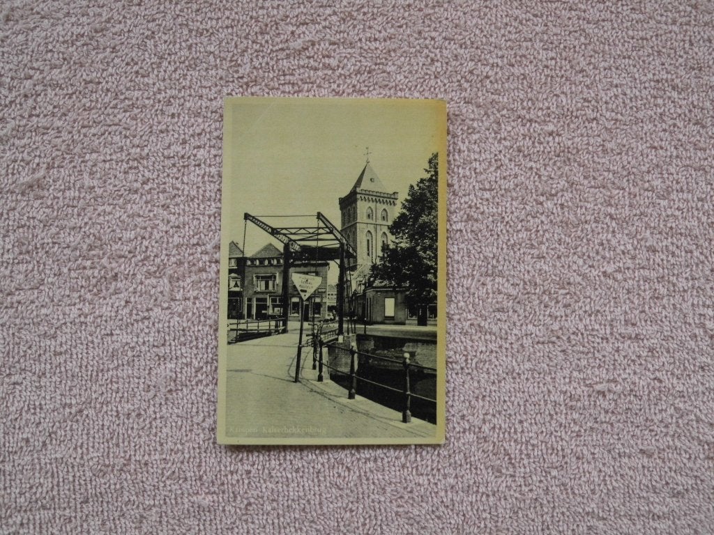 Kampen , Kalverhekkenbrug., Ophalen of Verzenden, 1940 tot 1960, Gelopen, Overijssel